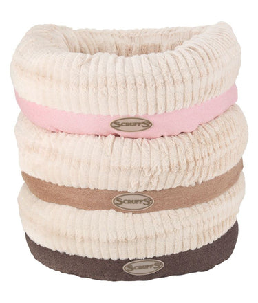 Scruffs Ellen Donut Dog Bed - Pink Medium